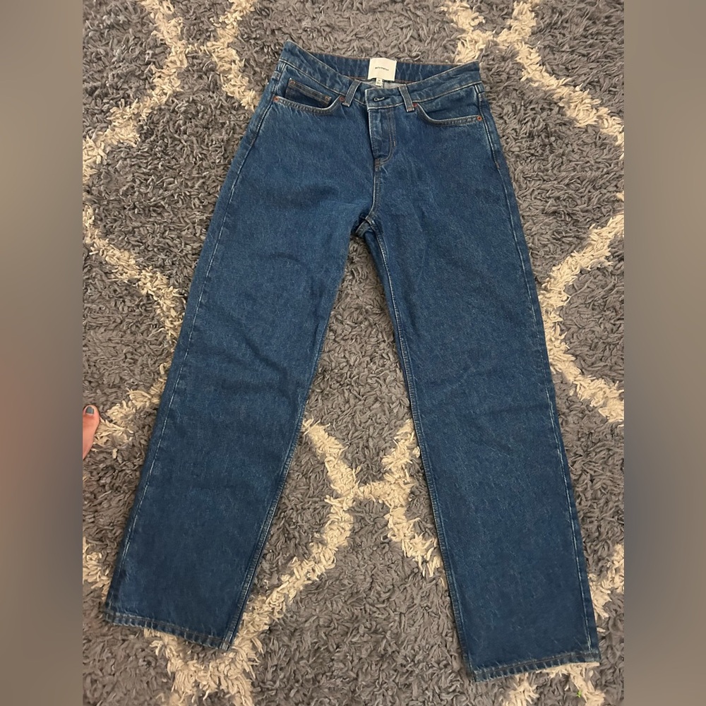 Reformation Charlee Low Rise Straight Leg